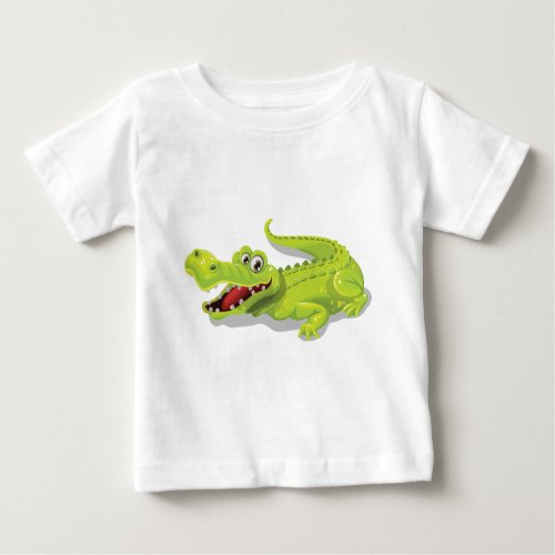 Cartoon Crocodile Baby T_Shirt