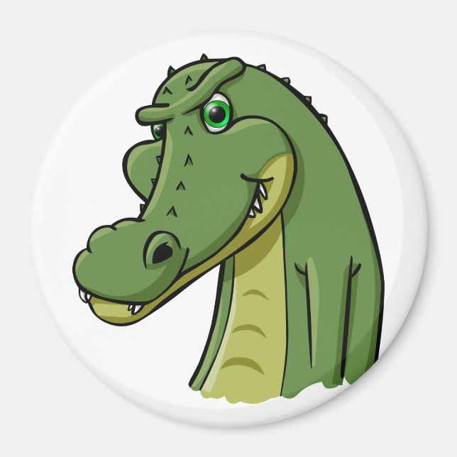 Cartoon Crocodile Magnet (Front)