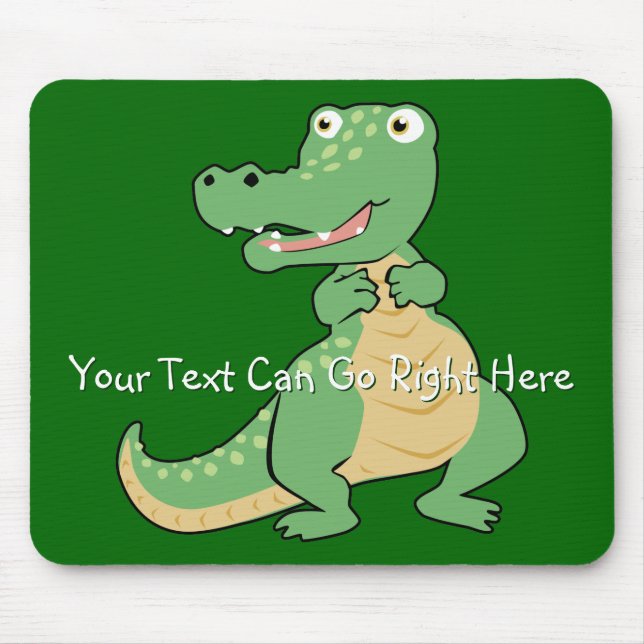 Cartoon Crocodile Mousepad (Front)