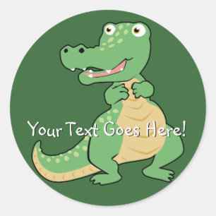 Cartoon Crocodile Sticker