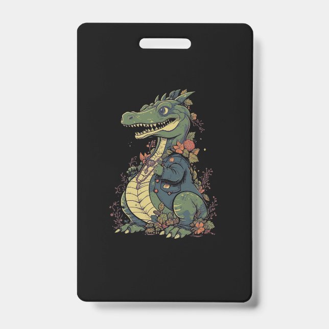 cartoon-crocodile-wearing-jacket-jacket-with-flowe badge (Front)