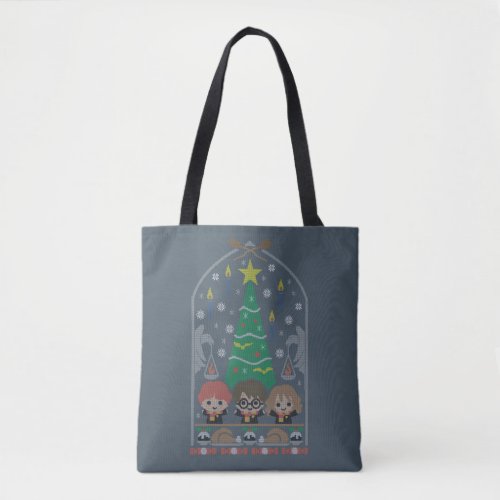 Cartoon Cross_Stitch HOGWARTS Christmas Feast Tote Bag