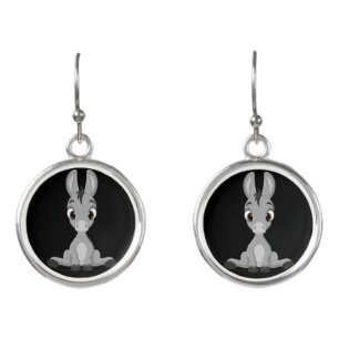 Cartoon Cute Donkey Earrings