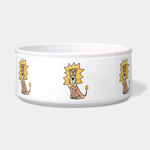 cartoon cute lion kids retro safari jungle animal bowl