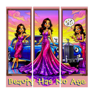 Cartoon Cute - Wall Decor 3-36x12 each