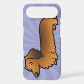 Cartoon Dachshund (longhair) Case-Mate iPhone Case (Back)