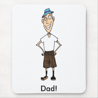 Cartoon Dad Mouse Pad