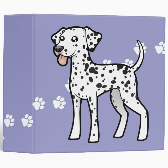 Cartoon Dalmatian Binder (Front/Spine)
