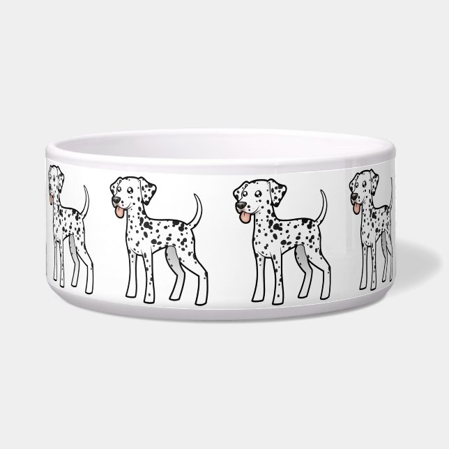 Cartoon Dalmatian Bowl (Front)