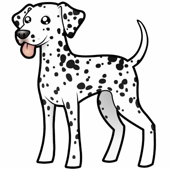 Cartoon Dalmatian Cutout (Front)