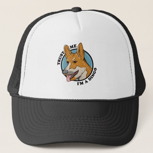 Cartoon Dingo Trucker Hat