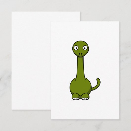 Cartoon Dinosaur (Front/Back)