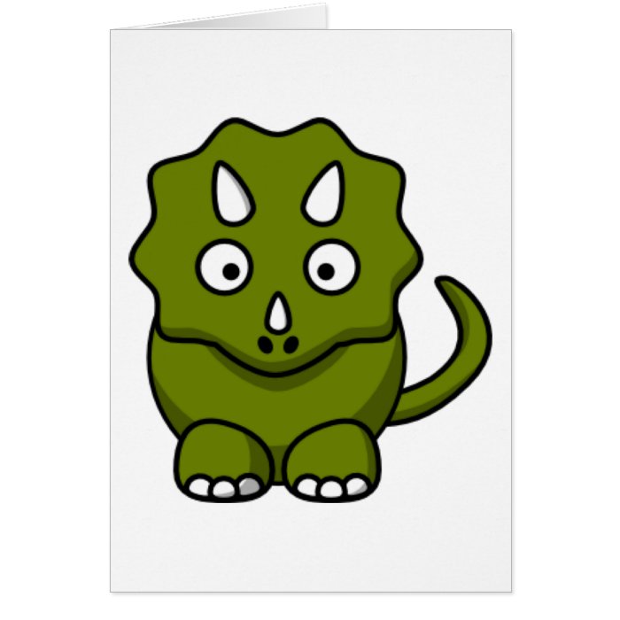 Cartoon Dinosaur Greeting Cards