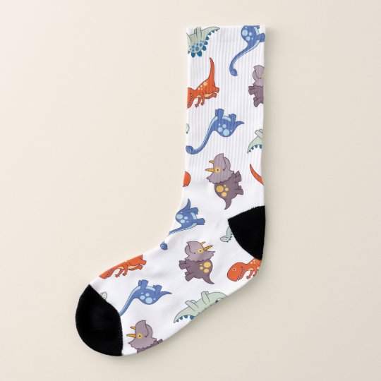 Cartoon Dinosaur Socks