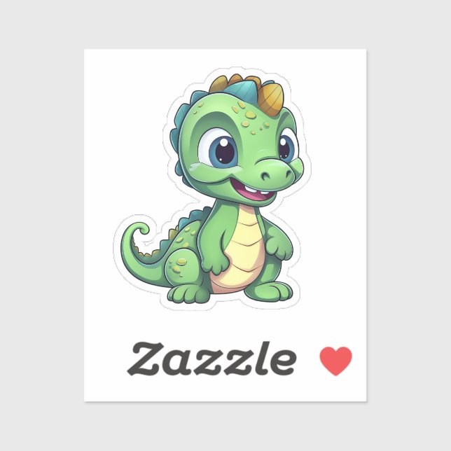 Cartoon dinosaur  sticker (Sheet)
