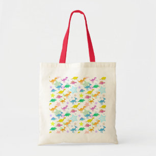 Cartoon Dinosaurs Color Stars Bag