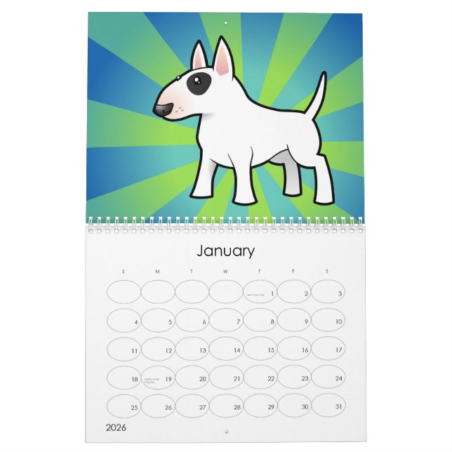 Cartoon Dog Breeds 2011 Calendar (Jan 2026)