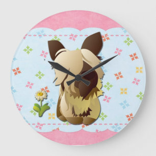 Cartoon Dog Clock