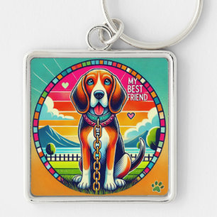 🐶 Cartoon Dog Gift For Best Friend Everyday Carry Keychain