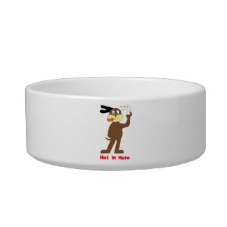 Cartoon Dog Hip Hop Nelly Fan T-Shirt Bowl