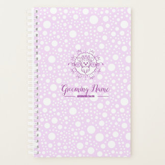 Cartoon Dog Illustration for Grooming Planner