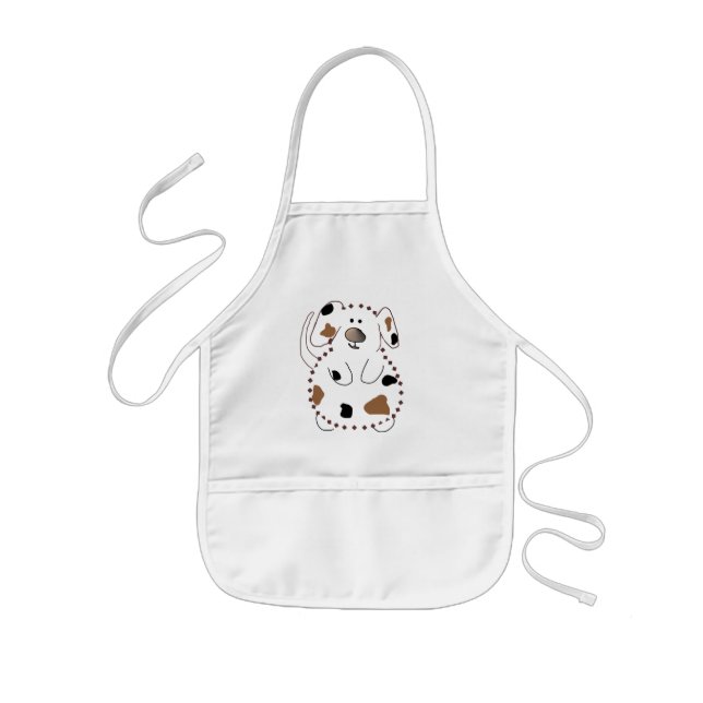 Cartoon Dog Tshirts and Gifts Kids' Apron (Front)