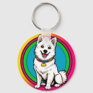 🐶 Cartoon Dog With Collar For Everyday Carry 🐶 Keychain