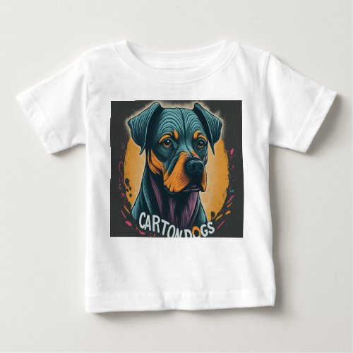 Cartoon dogs  baby T_Shirt