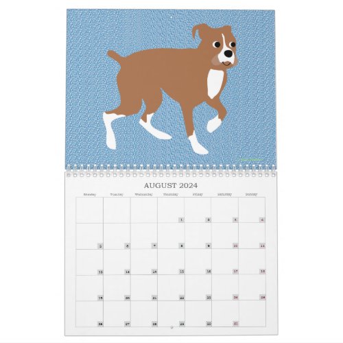 Cartoon Dogs Calendar