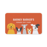 Cartoon Dogs Cute and Colorful Dog Sitter Pet Care Business Card Cartoon Dogs Cute and Colorful Dog Sitter Pet Care Business Card