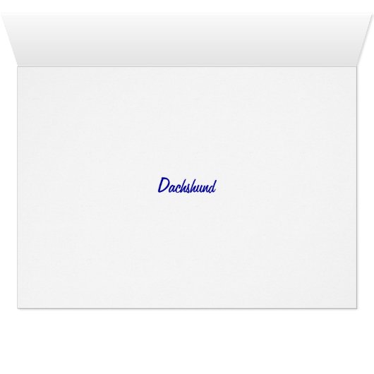 Cartoon Dogs - Dachsund Red Tiled v1 (Inside Horizontal (Bottom))