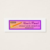 Cartoon Dogs Mini Bookmarks (Back)