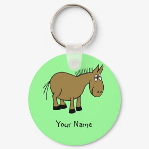 Cartoon Donkey Keychain