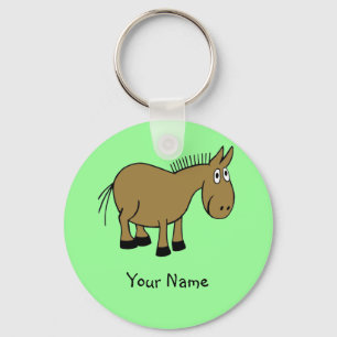 Cartoon Donkey Keychain