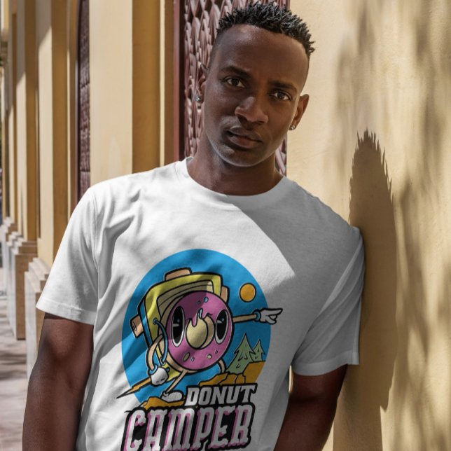 Cartoon Donut Camper   T-Shirt (Creator Uploaded)