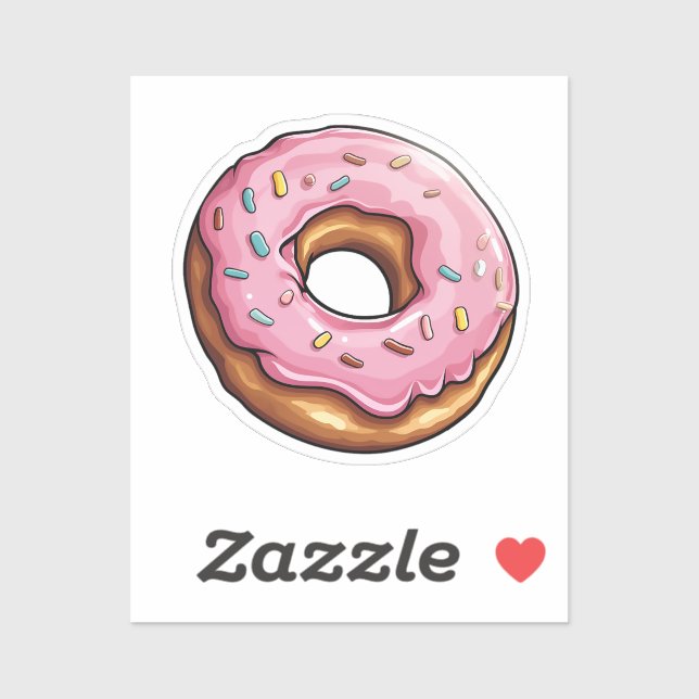 Cartoon donut sticker (Sheet)