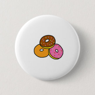 Cartoon Donuts Cutie Button