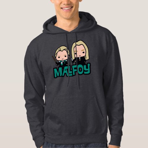 Cartoon Draco and Lucius Malfoy Character Art Hoodie