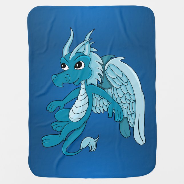 Cartoon dragon Baby Blanket (Front)
