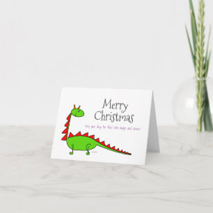 Cartoon Dragon Card