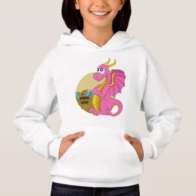 Cartoon dragon Hoodie (Front)