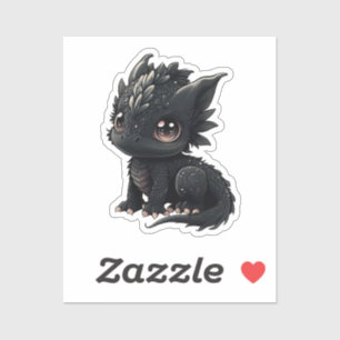 Cartoon dragon illustration sticker