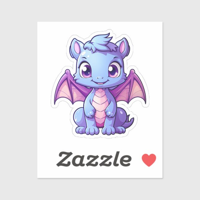 Cartoon dragon illustration sticker (Sheet)
