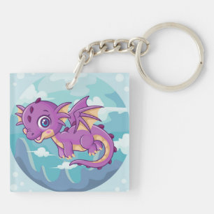 Cartoon Dragon Keychain