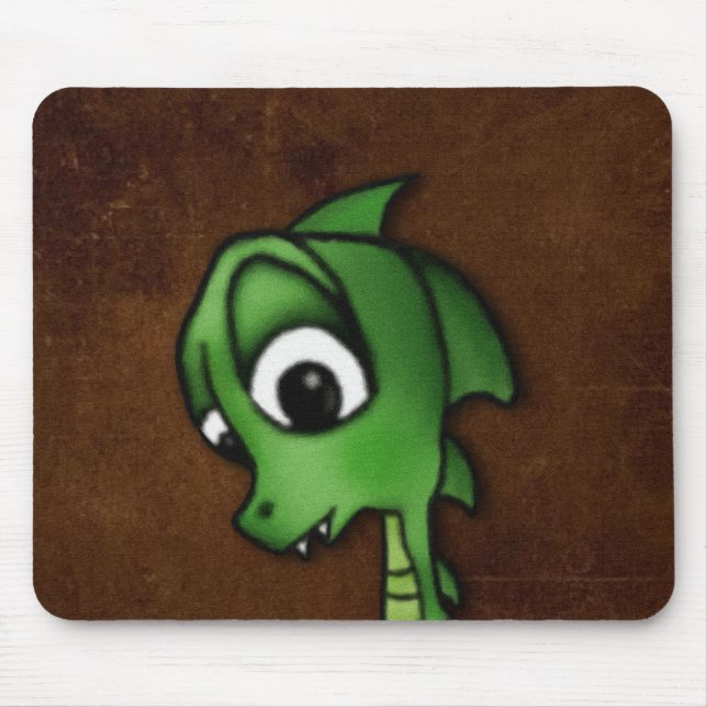 Cartoon Dragon Mouse Pad (Front)