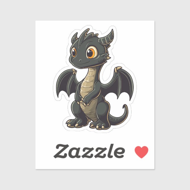 Cartoon dragon  sticker (Sheet)