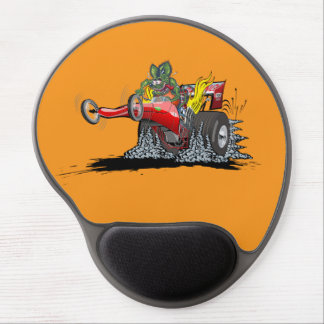 Cartoon dragster gel mouse pad