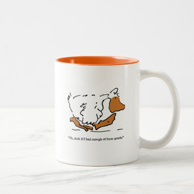 cartoon duck coffee mug (Right)