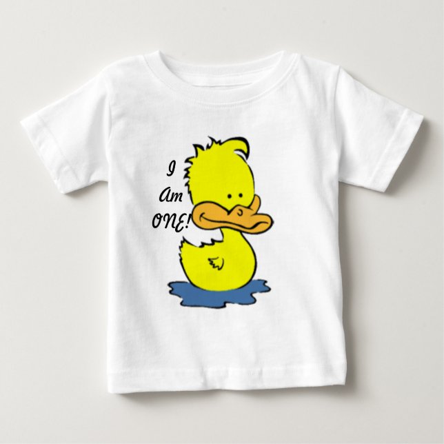 Cartoon Duck, I Am One Tshirt (Front)