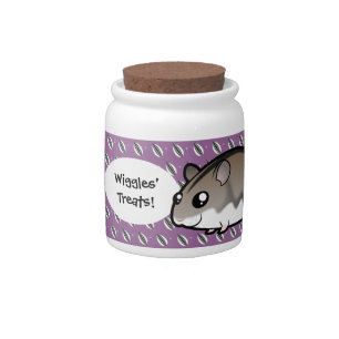 Cartoon Dwarf Hamster Candy Jar